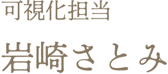 可視化担当岩崎さとみ